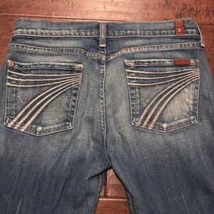 7 For All Mankind👖Women’s DOJO Crop Bootcut Jeans